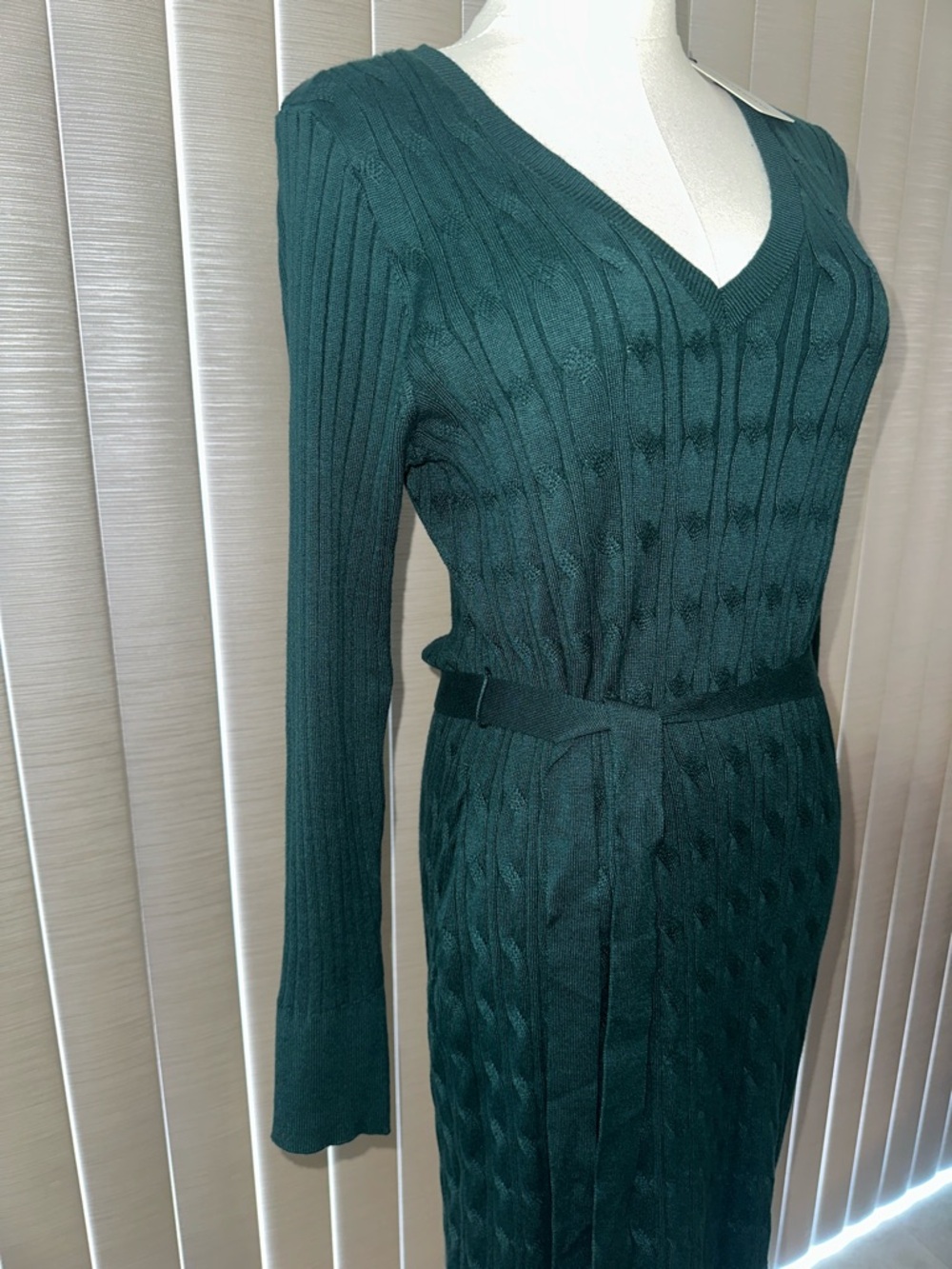 Lucky Brand Deep Green Knit Dress - Picture 11 of 15